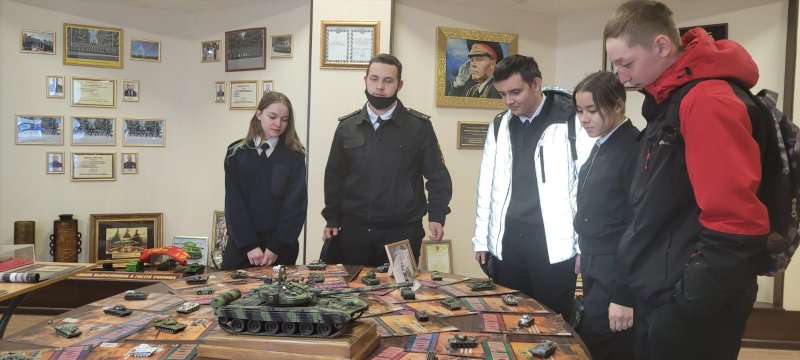 Посещение музея Казанского высшего танкового командного Краснознаменного училища