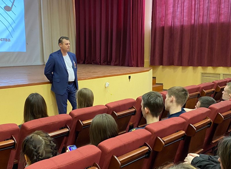 Встреча с участником боевых действий на территории Северного Кавказа