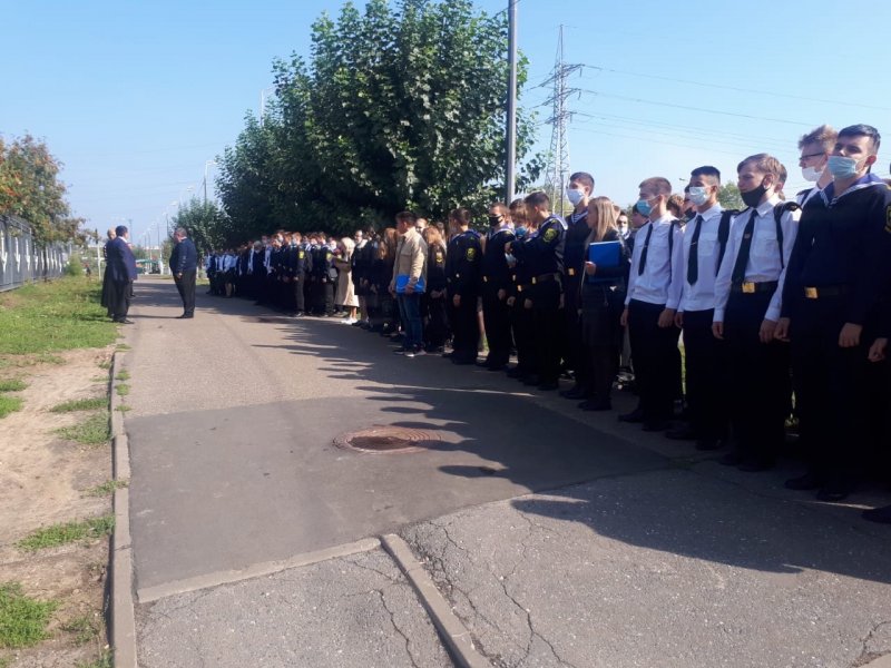 Учебная пожарная эвакуация